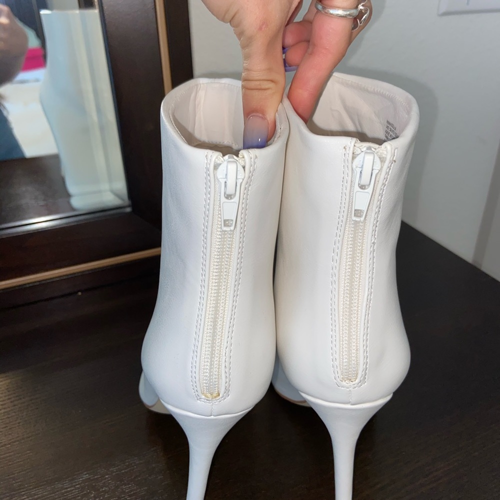 White booties